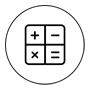 Vedkalkylator symbol